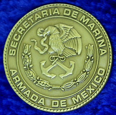 Mexico Embassy Naval De Mexico En Corea Challenge Coin C-32