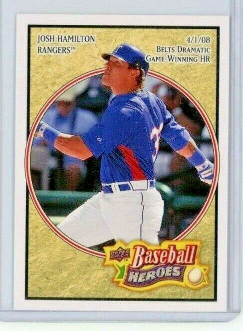 2008 Upper Deck Heroes #12 Josh Hamilton - Texas Rangers - MINT