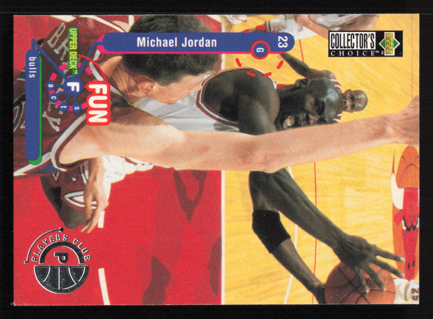 1995-96 Collector's Choice #169 Michael Jordan Card TCCCX