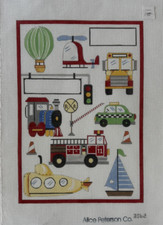 Birth Announcement 13ct Needlepoint hand painted Canvas 3062 Alice Peterson