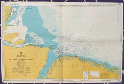 Admiralty 3959 BRAZIL NORTH COAST APPROACHES TO RIO PARA AND RIO AMAZONAS Map