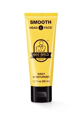 Bee Bald SMOOTH Daily Moisturiser tones, hydrates and moisturises