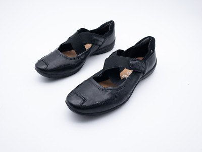bama Damen Ballerina Slipper Halbschuh Schlupfschuh Leder Gr 36 EU Art 15033-98