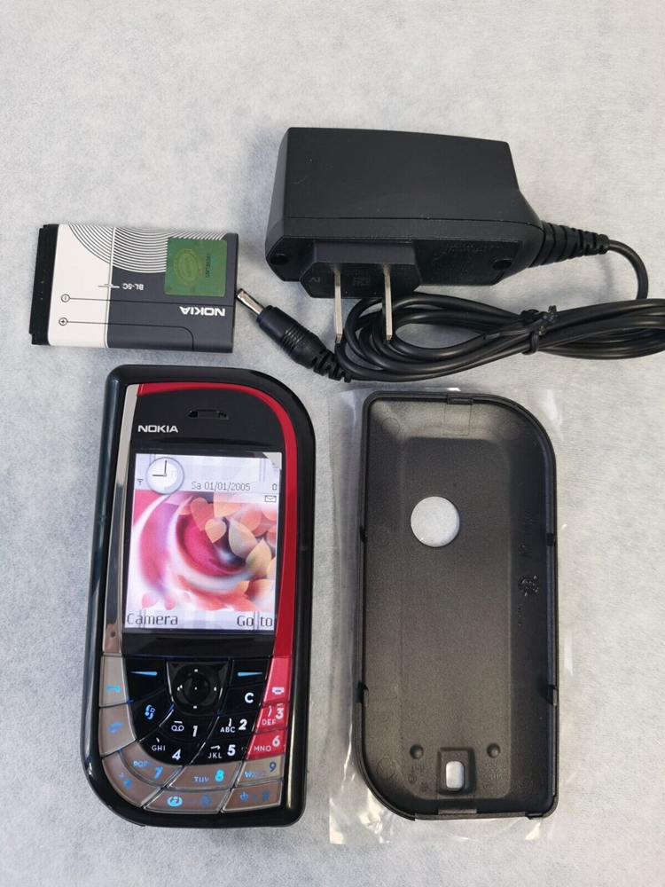 Nokia 7610 black/red Mobile Phone GSM Tri-Band Camera Bluetooth