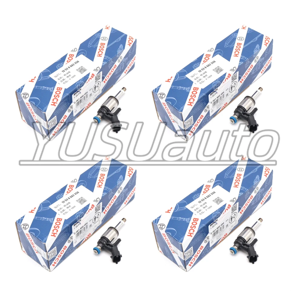 4x Inyectores de combustible BOSCH para Peugeot 208 508 308 3008 2009-2017 1.6T 0261500494 Foto 3 de 4