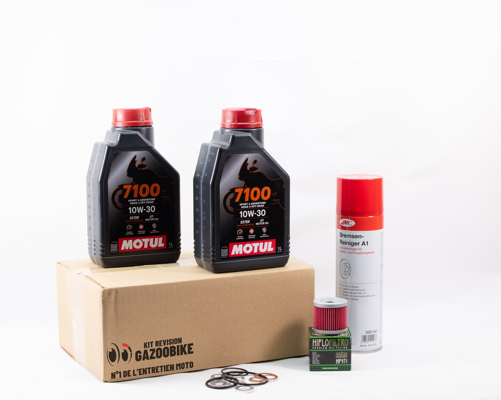 Kit entretien vidange Suzuki UC 150 Epicuro 1999 2000 2001 huile Motul 7100