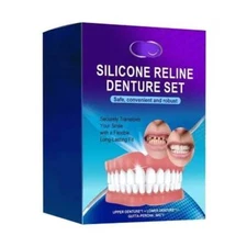 Teeth Comfort Fit Silicone Denture Set for Dentures Veneers Teeth