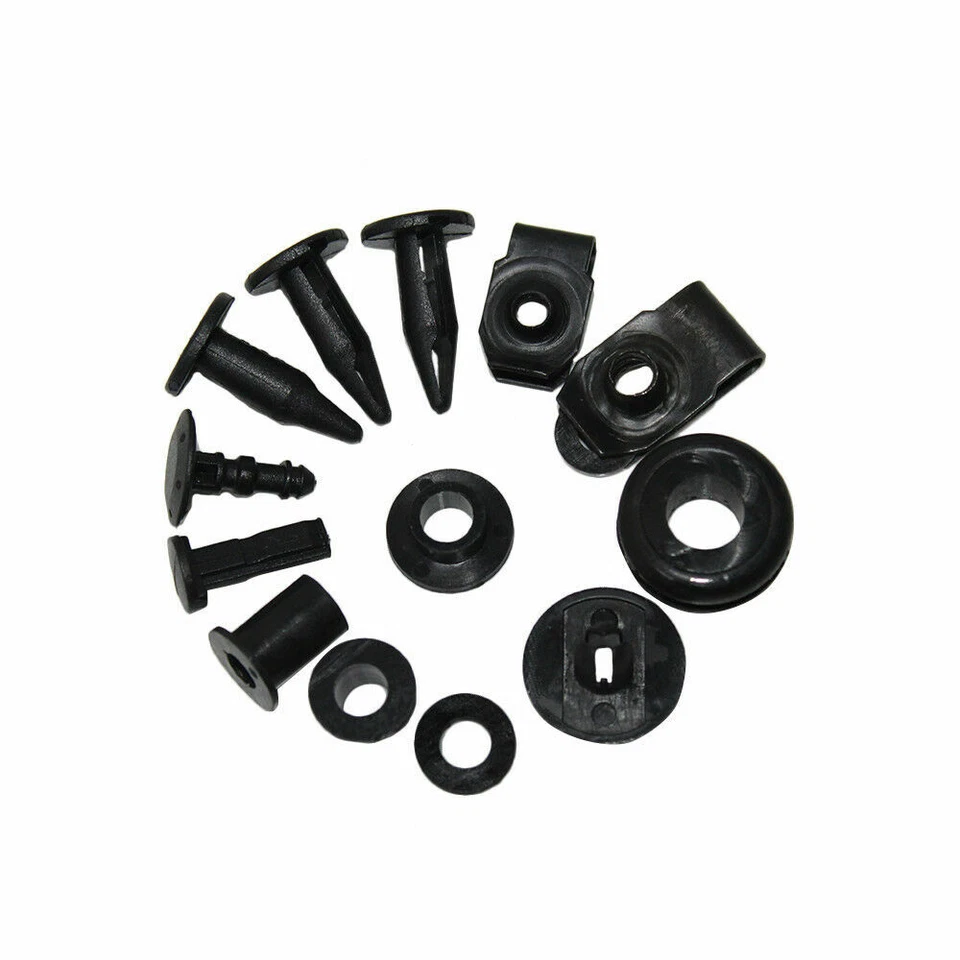 Kit de tornillos de pernos de carenado negro para Suzuki GSXR600 GSXR750 1000 GSX1300R SV650 Foto 4 de 4