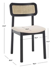 Safavieh EGON DINING CHAIR, Reduced Price 2172730366 DCH1014A-SET2