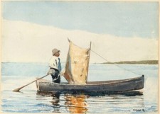 Boy in a Dory Winslow Homer 1899 Maritime Seascape American Realism Art Print