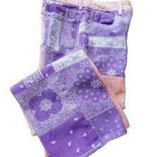 HIPPIE BOHEMIAN FLORAL MULTICOLOR Sz S BELL PANTS SHEIN WOMAN Multicolor Cotton