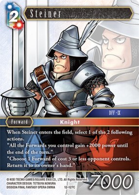 steiner mtg card Adelbert [3] [FINAL FANTASY] [Foil]  Face to Face Games Lifelink Adelbert Steiner gets +1/+1 for each Equipment you control. Our army of Final Fantasy