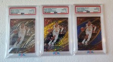 2019 Select Trae Young Courtside Zebra Gold Disc /10 Blue Disc /25 PSA 10 lot 3
