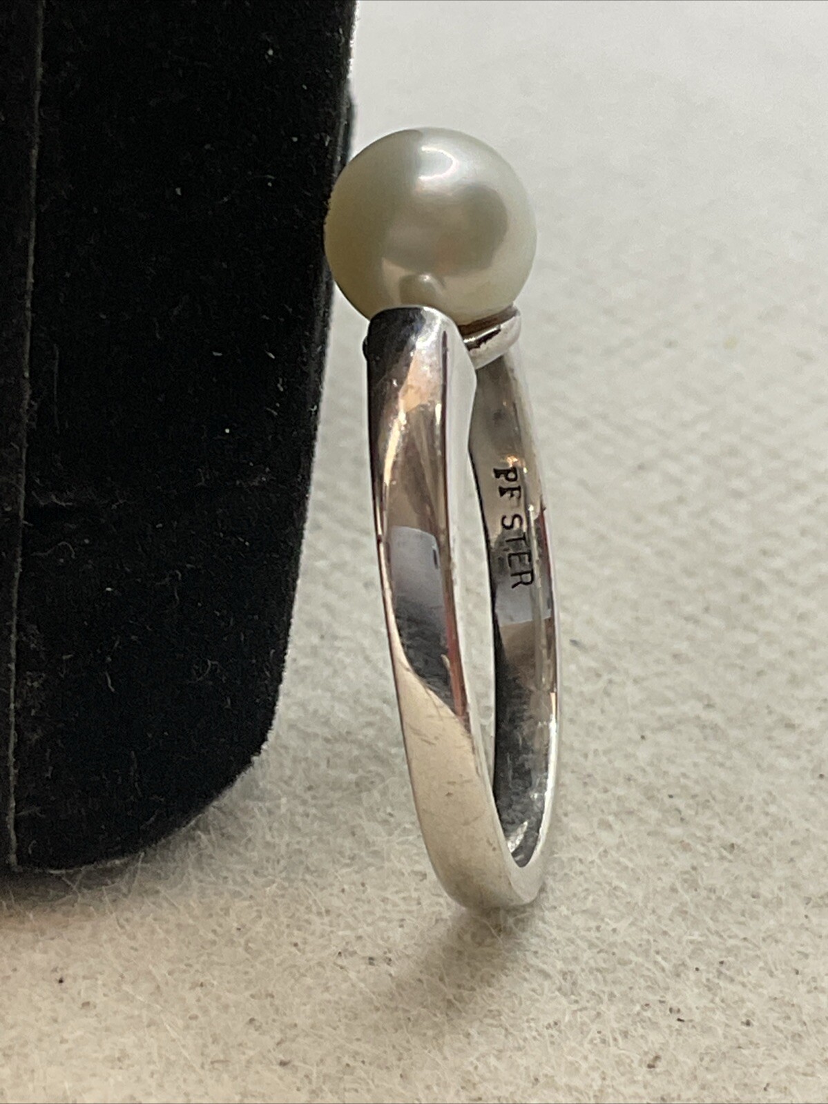 ELEGANT Solid 925 Sterling Silver White Pearl (7.… - image 19