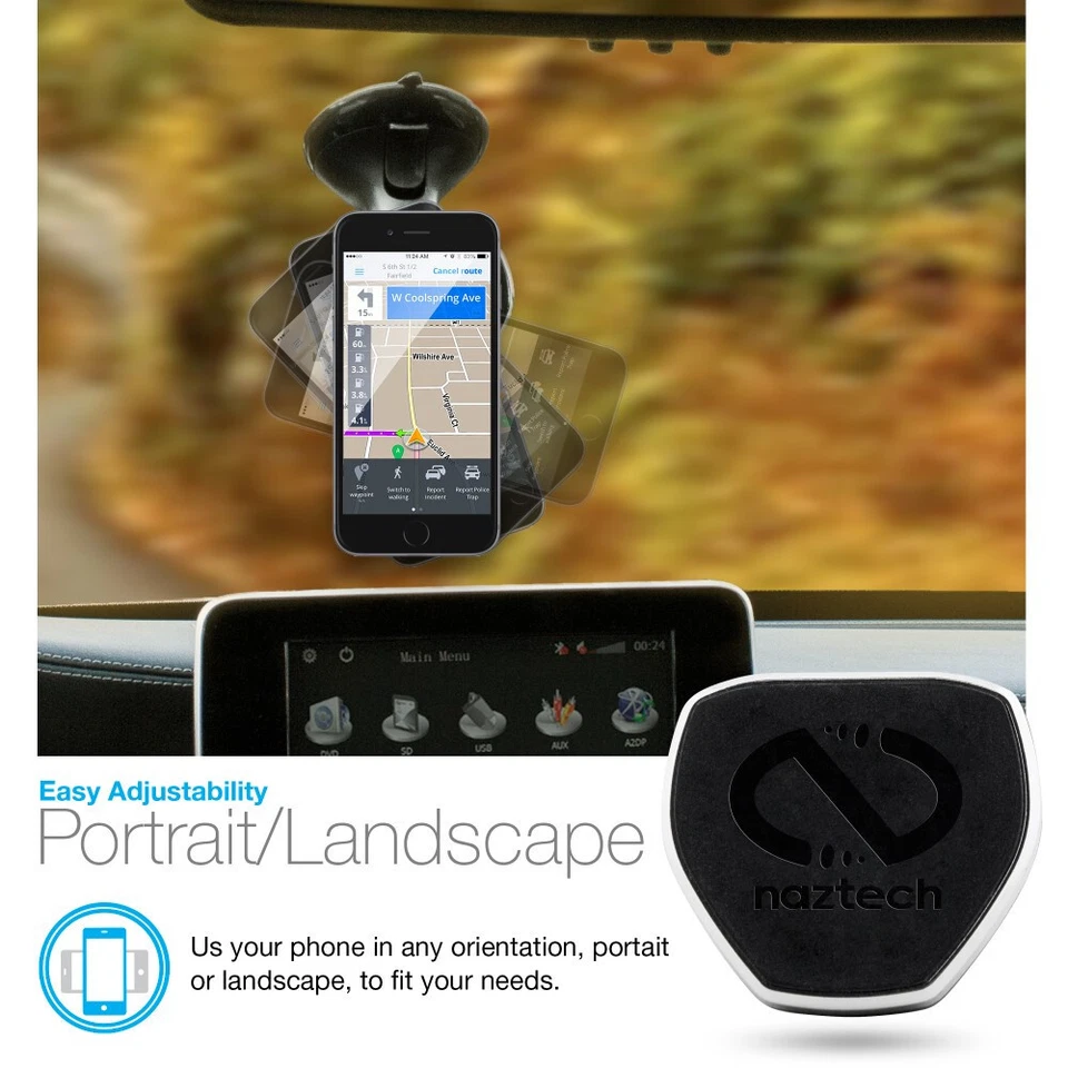 Naztech MagBuddy Universal Neodymium Magnetic Windshield Mount-Smartphones/GPS - Image 3 of 4