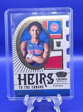 2023-24 Panini Crown Royale Ausar Thompson Heirs to the Throne Prime /25