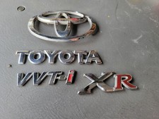 03 04 05 06 07 08 Toyota Matrix Xr Vvti Rear Trunk Lid Chrome Emblem Logo Badge 03 04 05 06 07 08 Toyota Matrix Xr Vvti Rear Trunk Lid Chrome Emblem Logo Badge
