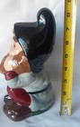 Gnome Elf Ceramic Vintage 1970s Hand Painted  Smiling Sitting 8” Fantasy Garden  — photo 2