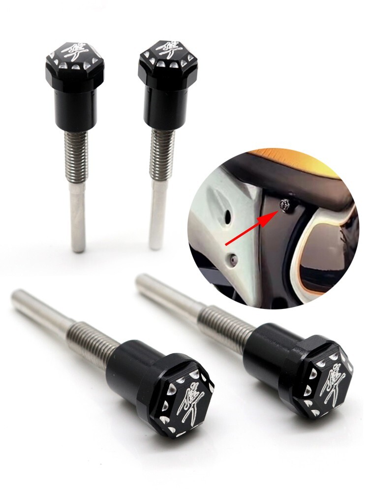 Front 3D Hex Seat Thumb Screws Bolts For Suzuki GSX1300R Hayabusa 2008-2023