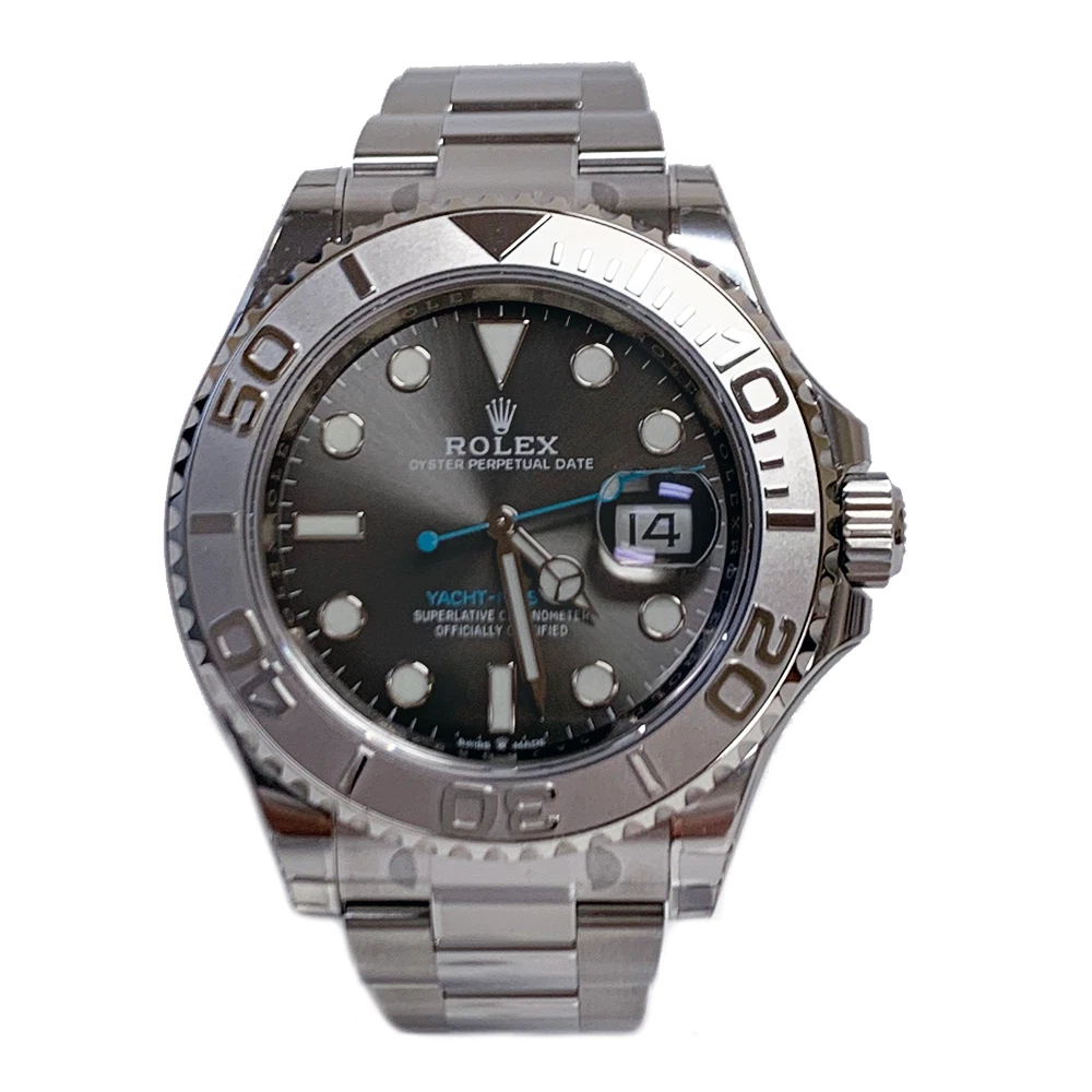 Rolex Yacht-Master 40 Steel Platinum Bezel Blue Dial 126622