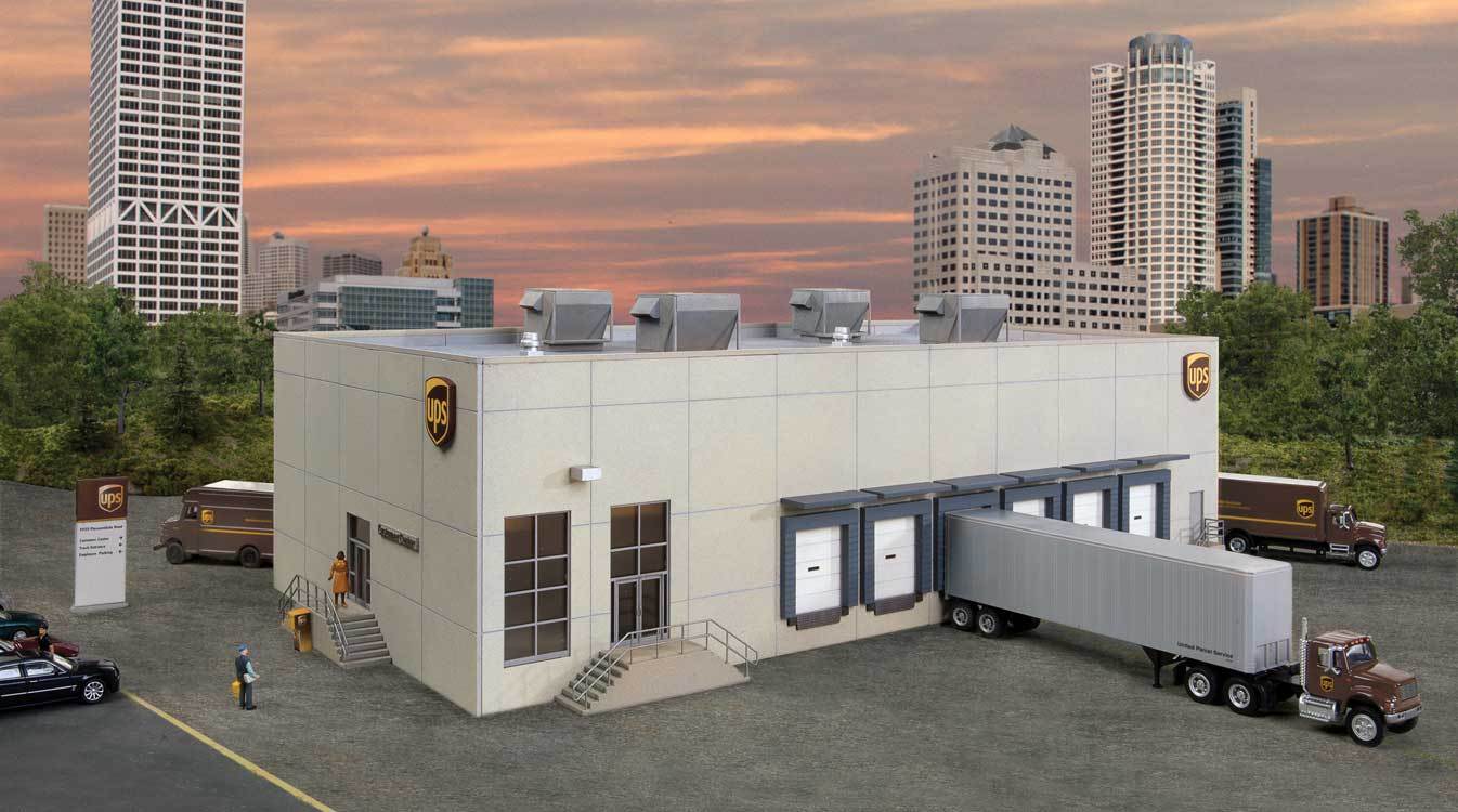 H0 Gauge - Kit UPS Hub with Customer Center - 4110 Neu