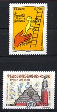 FRANCE 5037 & 5038 APPRENTIS D'AUTEUIL, ND DES MISSIONS, 2016, NEUFS xx, TB