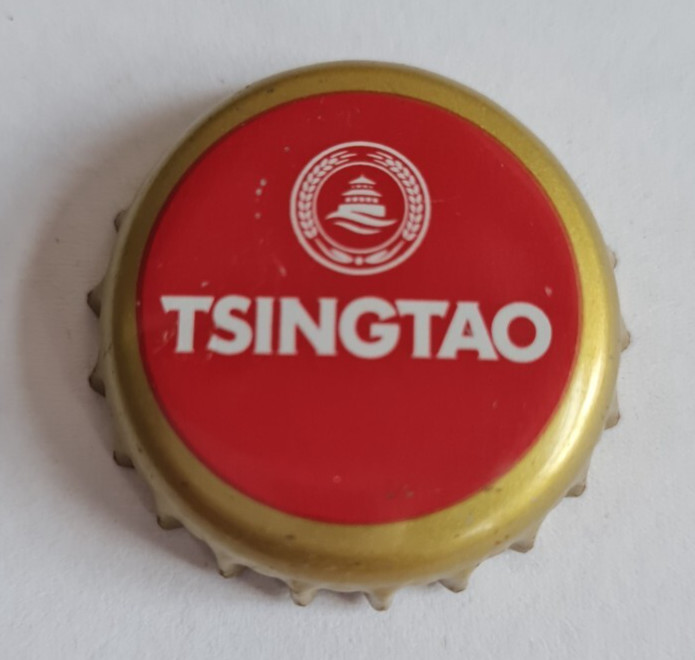 Chapas Tsingtao/tapa de botella/cápsula/Chapa cerveza/tappi