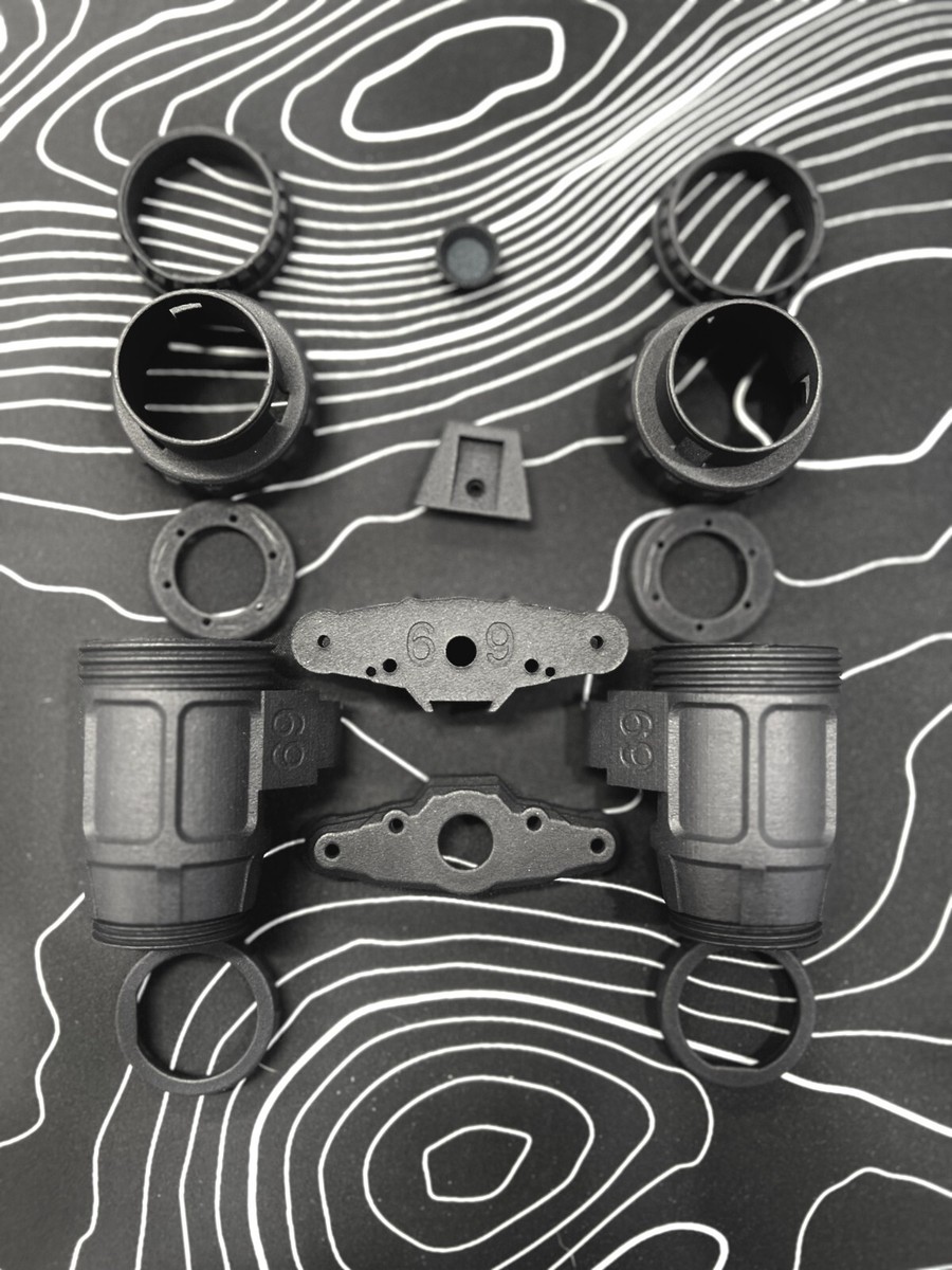 PVS-69 Binocular Housing 1.1 Nylon MJF Printed! DIY Night Vision