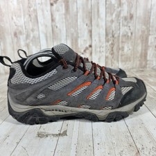 Merrell Moab Ventilator Mens 9 Hiking Shoes Granite Lantern Grey Orange J24441