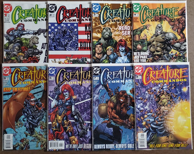 DC Comics Creature Commandos #1-8 Complete Set  - 2000 - High Grade