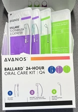 Avanos Ballard 24hr Oral Cleansing Care Kit Suction Swab, Toothbrush & Catheter