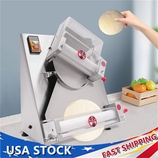4"-12" Pizza Dough Roller Sheeter Electric Commercial Pizza Dough Roller Press