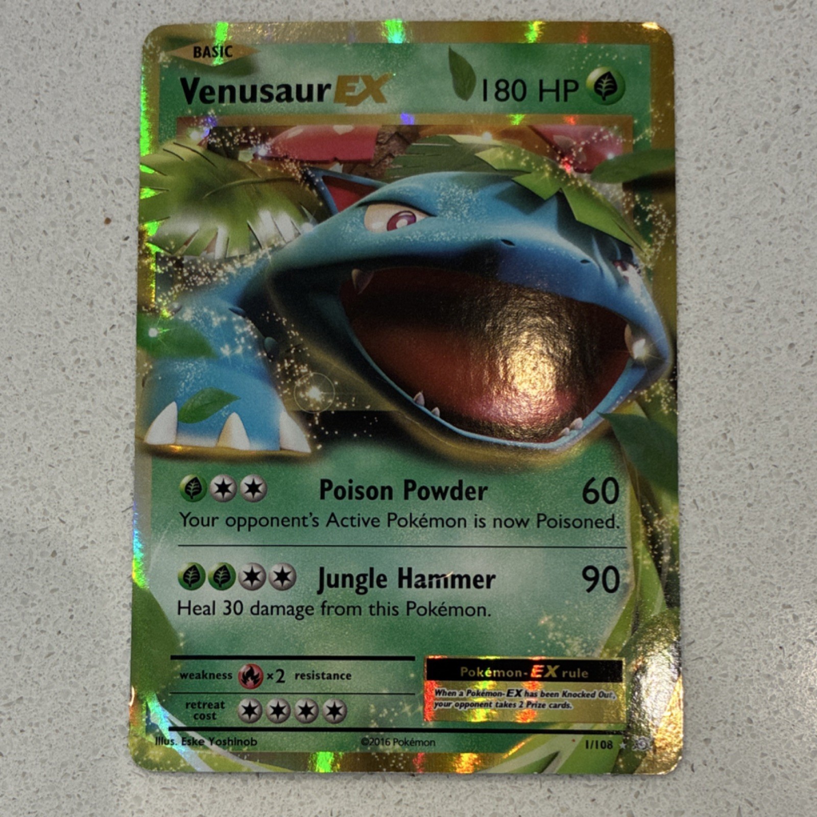 Venusaur EX Evolutions 1/108 Ultra Rare