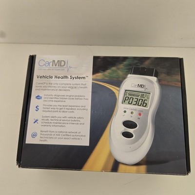 CarMD Code Reader 2100 - Vehicle Health System Auto Diagnostic WORKING With Case