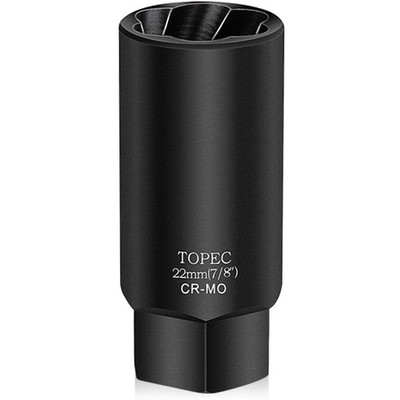 22MM Deep Lug Nut Extractor Socket  1/2'' Drive Stripped Bolt Nut Remover