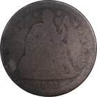 1841 10c Seated Liberty Silver Dime ~ Good Details