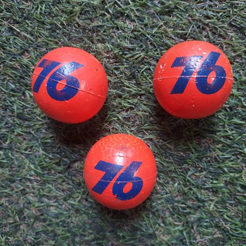 Union 76 Vintage Attenna Ball Toppers Set Of 3
