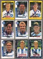 KSC ... 16 signierte Panini Sammelbilder ... Sammlung / Konvolut