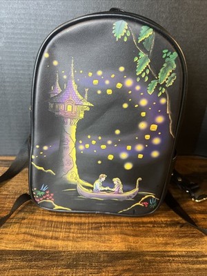 Loungefly Disney Tangled Lanterns Mini Backpack Rapunzel & Flynn Ryder Read