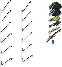 Adjustable 6 Board Wall Mount Rack for Surfboard, Wakeboard  Snowboard Storage
