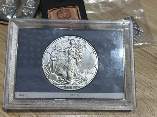 2018 Silver Eagle $1 Dollar 1oz Uncirculated .999 -In Capsule