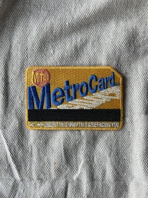 MTA New York City Transit MetroCard Patch - (PRELOVED)