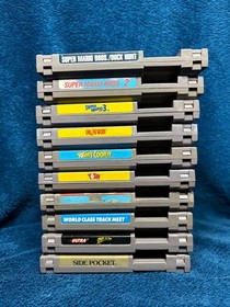 mario 1-2-3 nes game lot