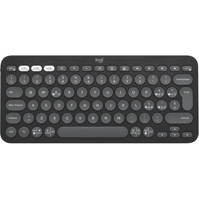 Logitech Pebble Keys 2 K380s Bluetooth-Tastatur IT-QWERTY (Italienisch) Grafit