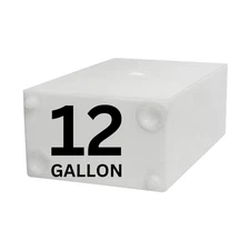 12 Gallon RV Fresh Water Tank, Potable Water Storage Tank for Drinking, Cooki...