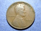 1909-VDB Lincoln cent  VG details