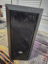 Cooler Master MasterBox ATX Mid Tower Case, Black, Tempered Glass