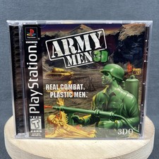 PlayStation 1 - Army Men 3D - Complete w/ Reg Card - Refurbished, Excellent