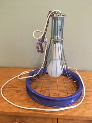 Bicycle themed handmade hanging lamp with spokes, rim and chain, unique