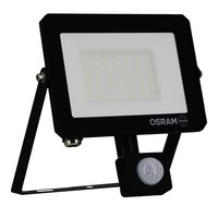 Led AußEnstrahler Alu Sensor Osram 3000K Schwenkbar IP65 L:16Cm Spot Terrasse